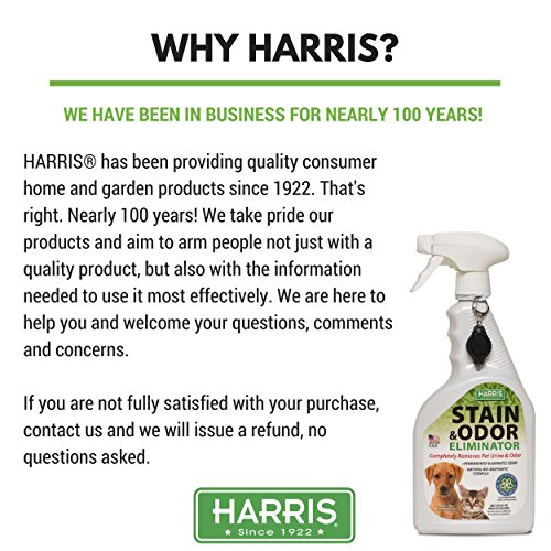 Harris Pet Stain & Odor Remover Professional Strength by Harris with Free Stain Detection Blacklight by Harris, 32oz Enzyme Spray for Dog and Cat Urine (1-Pack) - Thumbnail 6