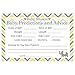 Yellow and Gray Elephant Baby Shower Advice and Predictions - 20 Cards