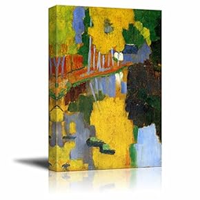 The Talisman by Paul Serusier - Canvas Print Wall Art Famous Painting Reproduction - 12" x 18"