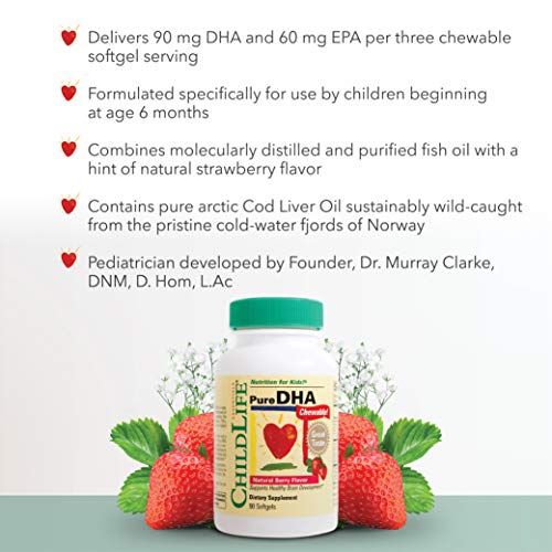 CHILDLIFE ESSENTIALS Pure DHA Dietary Supplement DHA for Kids