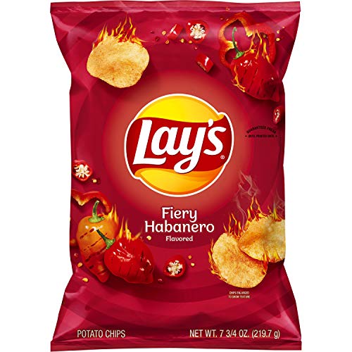 Lay's Potato Chips, Fiery Habanero, 7.75oz bag Pricepulse