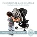 AWEHIRU Baby Diaper Bag Backpack - Multi-Function Organizer with Stroller Straps, Large Changing Pad and Insulated Pockets, Grey - Free Storage Bag Included