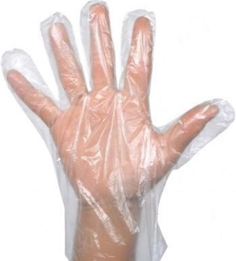 AGENI 100Pcs Eco-friendly Disposable Food Gloves,Medical Gloves Clear Cleaning,Clear Multi-functional Gloves Food Grade