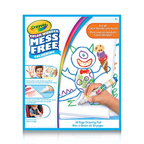 Crayola Color Wonder Drawing Pad, Mess Free Colouring, Washable, No Mess, for Girls and Boys, Gift for Boys and Girls, Kids, Ages 3, 4, 5,6 and Up, Holiday Gifting, , Stocking Stuffers, Arts and Crafts