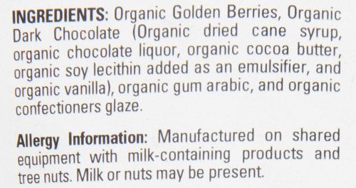 Extreme Health Usa Organic Golden Berries Covered with Dark Chocolate, 16-Ounce