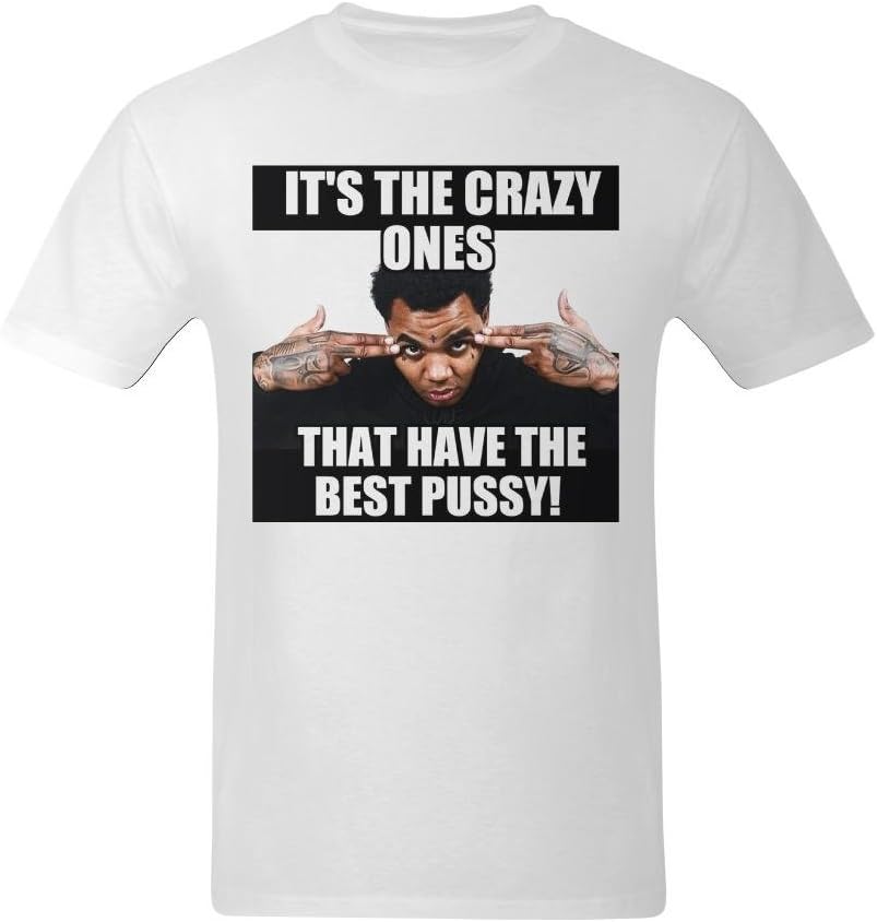 Flesiciate Mens It's The Crazy One Kevin Gates Design Personalized Regular