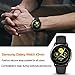 OenFoto Band Compatible Samsung Galaxy Watch 42mm/ Galaxy Watch Active/Gear Sport, 20mm Soft Silicone Replacement Wristband for Samsung Galaxy Smartwatch, Women Men, Black Small