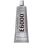 E6000 230012 Craft Adhesive, 3.7 Fluid Ounces, Single Pack, Transparent