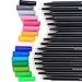qianshan 30 Colors Fibre Tip 0.4MM Colored Fineliner Pen Fine Point Sketch Drawing Marker - perfect for coloring books for adults