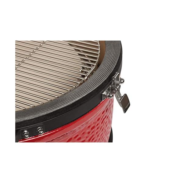Kamado-Joe-KJ23RHC-Classic-II-Charcoal-Grill-18-inch-Blaze-Red