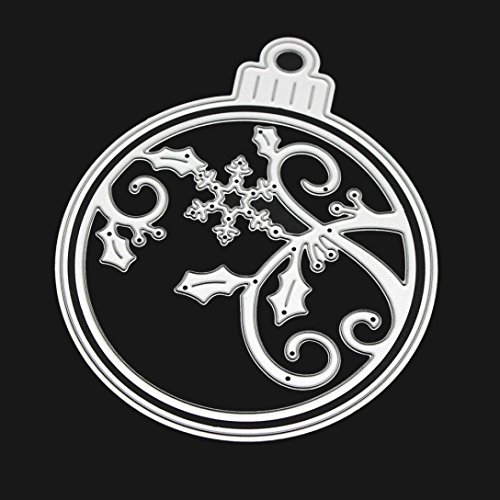 Embossing Dies, Christmas NXDA Metal Cutting Dies Stencil Template for DIY Scrapbook Album Paper Card Craft Decoration (D)