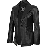 Blingsoul Leather Blazer Jacket Women - Leather Coats for Women
