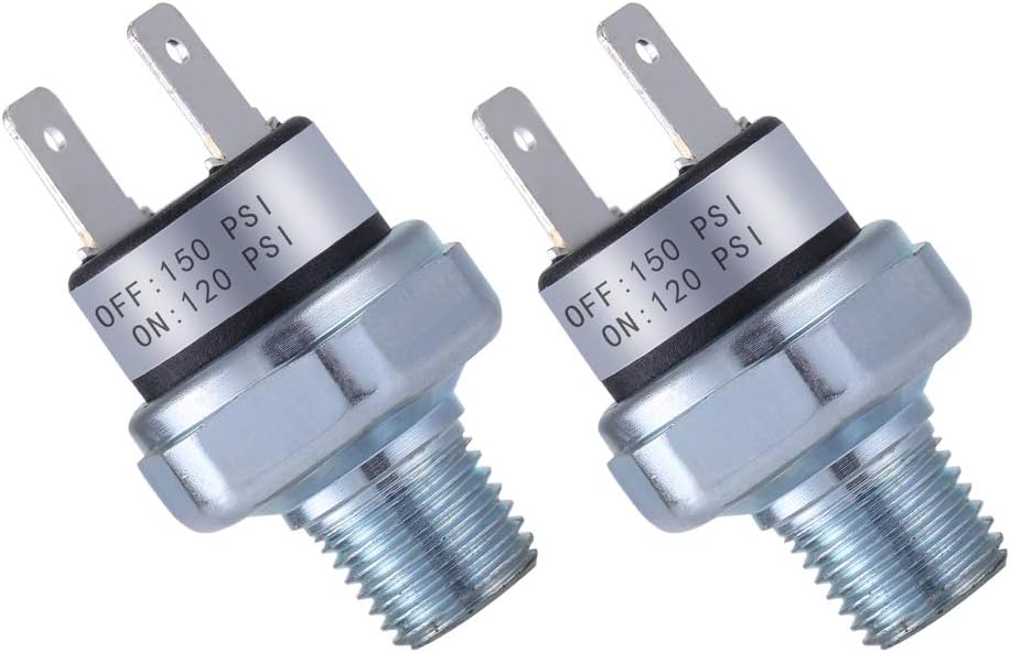 Pressure Switch 120150 PSI Air Compressor Pressure Switch 1/4"18 NPT