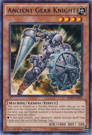 Yu-Gi-Oh! - Ancient Gear Knight (BP03-EN033) - Battle Pack 3: Monster League - 1st Edition - Rare