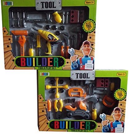 Toy Tools Set Wrench Hammer Screwdriver Mechanics Carpenter Builder Bob Construction Play Set-Set Varies