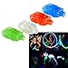 BUDI 66 Pcs Cool LED Light Up Toys Party Pack Toys- 50 LED Finger Beam Lights, 10 LED Peacock Finger Rings and 6 LED Shutter Shade Glasses Party Favors