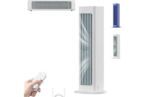 Uriselt Brezamax Ac, Max Air Fan Beat the Scorching Heat & Humidity Instantly, Portable Qinux Breezamax with Remote Control, Energy Efficient Air Fan, Small and Compact, for Home and Bedroom
