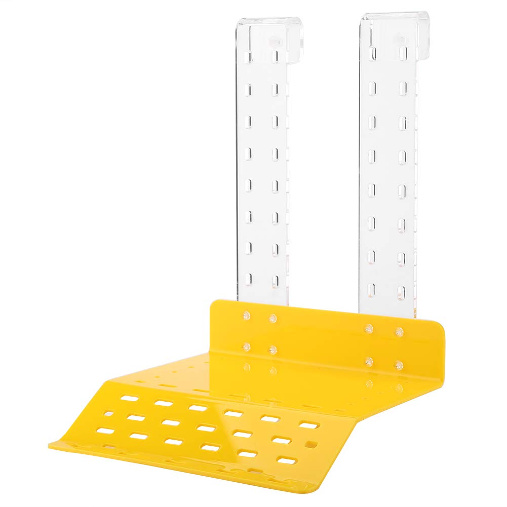 Tnfeeon Turtle Basking Platform,Acrylic Terrace Floating Island Reptile Tortoise Floating Platform Terrace for Semi Aquatic Animals