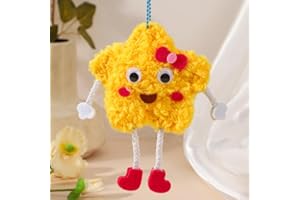 Doll Making Kits, Handmade Doll Sewing Sets, 5 Patterns Sew Fun Animals Kit, Play and Learn Sewing Kit, Beginner Doll Making 