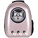 Giantex Astronaut Pet Cat Dog Puppy Carrier Travel Bag Space Capsule Backpack Breathable (Golden Rose)