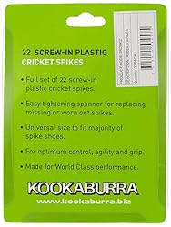 Kookaburra Rubber Spikes- x 22