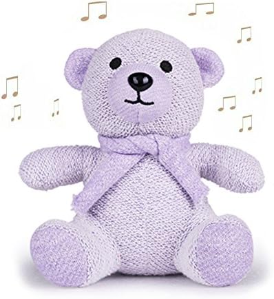 Sumwe Cute Animal Speakers Mini Bear Wireless Bluetooth Speaker Stereo Audio Speaker Compatible All Smartphones and Devices - Purple