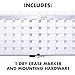 Quartet Whiteboard Planner, 4-Month Planning White Board, 23