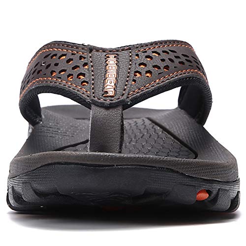 ChayChax Men’s Flip Flops Arch Support Sport Thong Sandals Non Slip