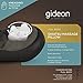Gideon™ Shiatsu Deep Kneading Massage Pillow with Heat / Massage, Relax, Sooth and Relieve Neck, Shoulder and Back Pain (Black)