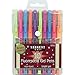 Sargent Art Count Assorted Color Fluorescent Gel Pens, Non-toxic, Magical Ink Pens, Art Marker Pens For Drawing, Journaling, Doodling, Adult Colouring Books