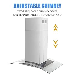 JOEAONZ Island Range Hood 36 inch 700 CFM, Ceiling