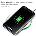 Fast Charge Qi Wireless Charging Pad for Samsung Galaxy S7 / S7 Edge / Note 5 / S6 Edge Plus / S6 Edge / S6 / Note Edge and Other Qi Enabled Phones [Sleep Friendly] [Wall Charger Not Included]