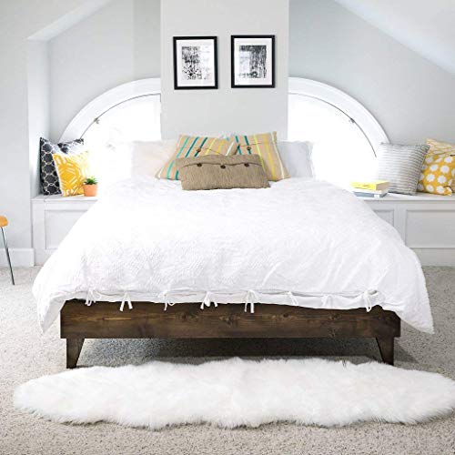 Cardinal & Crest Wood King Bed Frame No Box Spring Needed Easy
