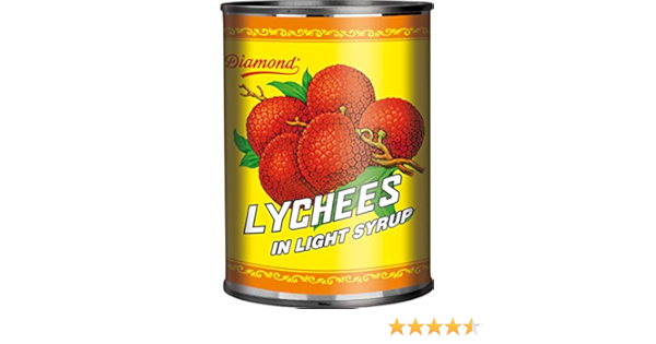 Diamond Lichis En Almíbar, Pelados Y Sin Hueso En Lata 567 g - Lot de 4