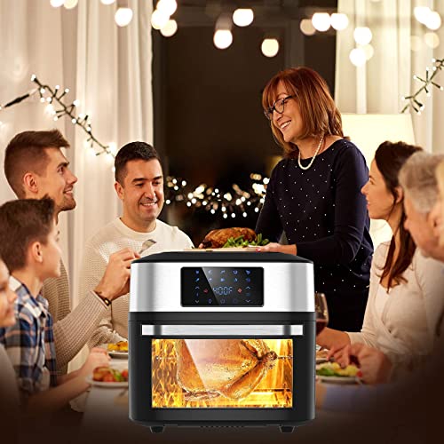 10in1 Air Fryer Oven, 20 Quart Airfryer Toaster Oven Combo, 1800W