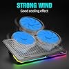 havit-Cooling-Pad-RGB-156-17-Laptop-Cooler-with-3-Quiet-Fans-and-Touch-Control-Pure-Metal-Panel-Portable-Cooling-Stand-F2073-Blue havit Cooling Pad RGB 15.6-17" Laptop Cooler with 3 Quiet Fans and Touch Control, Pure Metal Panel Portable Cooling Stand (F2073, Blue)