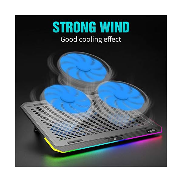 havit-Cooling-Pad-RGB-156-17-Laptop-Cooler-with-3-Quiet-Fans-and-Touch-Control-Pure-Metal-Panel-Portable-Cooling-Stand-F2073-Blue havit Cooling Pad RGB 15.6-17" Laptop Cooler with 3 Quiet Fans and Touch Control, Pure Metal Panel Portable Cooling Stand (F2073, Blue)