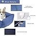 Topones Pet Furniture Protector Cover for Small Medium Dogs & Cats with Bolster- Removable Cover Non-slip Bottom-Bluethumb 4