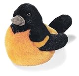 Baltimore Oriole - Audubon Plush Bird (Authentic Bird Sound)