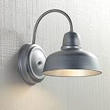 Rustic Wall Light Fixture Urban Barn Galvanized 11 1/4" Sconce for House Deck Porch Patio - John Timberland