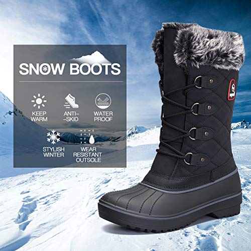 mysoft-Womens-Snow-Boots-Warm-Faux-Fur-Lined-Mid-Calf-Winter-Boots
