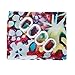 Fangkun Shower Curtain Fashionable Peacock Feathers Pattern - Polyester Fabric Bath Curtains Decor Set - 12pcs Shower Hooks are Included - 72 x 72 inches