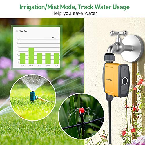 RAINPOINT Sprinkler Timer with WiFi Hub, Smart Watering Timer