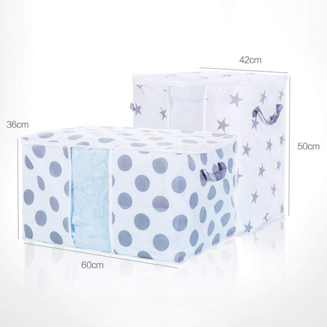 Vividy Portable Cabinets Clothes Quilts Storage Bag Foldable Luggage Organizer Box Space Saver Bags