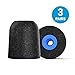 Comply P-Series | Memory Foam Replacement Ear Tips Designed for Etymotic, NuForce, ISOtunes PRO, Q-Jays, & More | Superior Noise Isolation, Ultimate Comfort, Secure Fit | Black, Large (3 Pairs)
