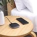 AUKEY Wireless Charger Qi Certified 10W Fast Charging with Micro USB and ABS Base, Deliver Precise Power to Most Qi Enable Compatible with 11/11 Pro/Max//AirPods 2, no Need to Remove Case (Non-Metal)