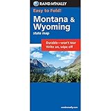 Front cover for the book Rand McNally Montana & Wyoming Easy to Fold (Laminated) (Rand McNally Easyfinder) by Rand McNally