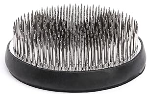 Flower Frog Stainless Steel Pin Frog Flower Arrangement Holder (3.15 Inch (80mm))