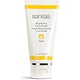 Sanitas Skincare Brightening Hand Cream, Vitamin C, Hand Lotion for Dry/Dull Skin, 1.7 Ounces