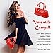 Primeware Wine Clutch Bag (Thermal Insulated) Trendy Women’s Carry Tote | Holds Red & White 750mL Bottles | Trendy Fashion | Incl. Portable Waiter-Style Corkscrew